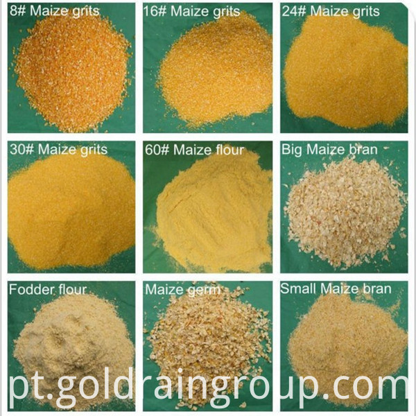 diferentes produtos finais different final products
